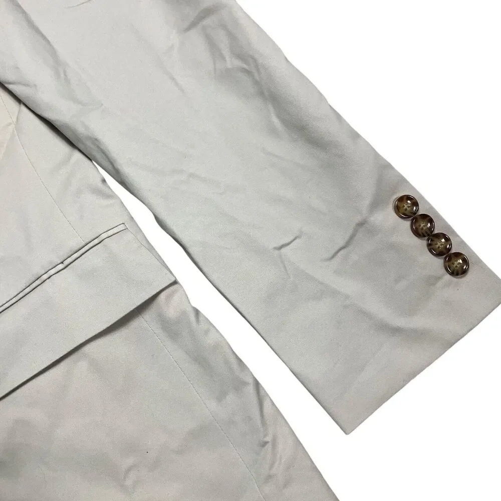 J Crew Men's 40L‎ Thompson Stretch Suit Jacket Stretch Chino Chic Preppy BA491